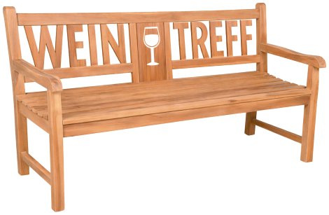 Bank Weintreff 3-Sitzer 150x62x89 cm