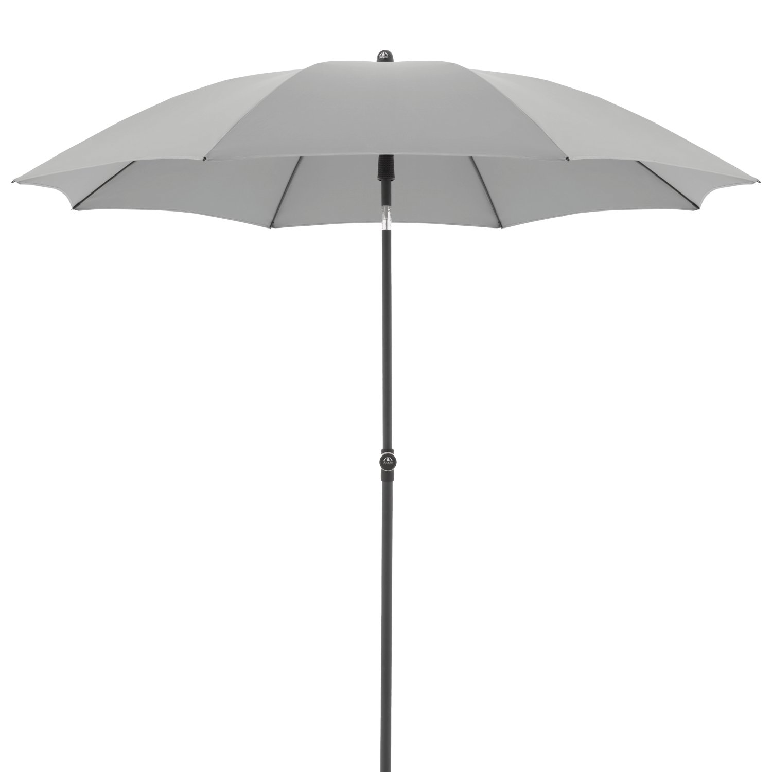 DOPPLER Kurbelschirm Active Edition Ø 210 cm hellgrau