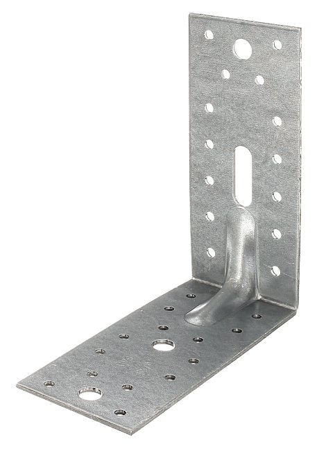 ALBERTS Schwerlastwinkel Verbinder verzinkt mit Sicke 150x150x65 mm