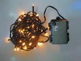 LED-Batterielichterkette 360 LED Warmweiß
