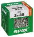 SPAX Schraube Senkkopf TRX 3,5x35 mm XXL 500 Stk.