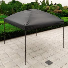Faltpavillon grau 3,6x3,6 m
