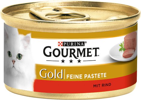 GOURMET Gold Feine Pastete Rind 12x85 g