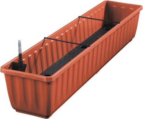 GELI Blumenkasten Aqua Flor Terrakotta 100 cm