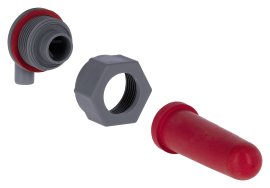 Ersatzventil und Latex-Sauger für Kerbl Tränkeeimer