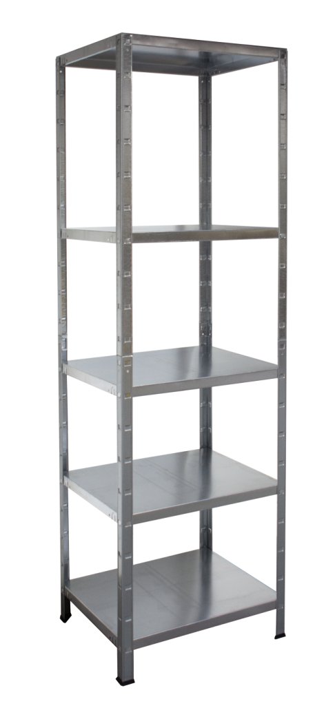 SCHULTE REGALWELT Steckgrundregal 5 Böden verzinkt 200x60x50 cm