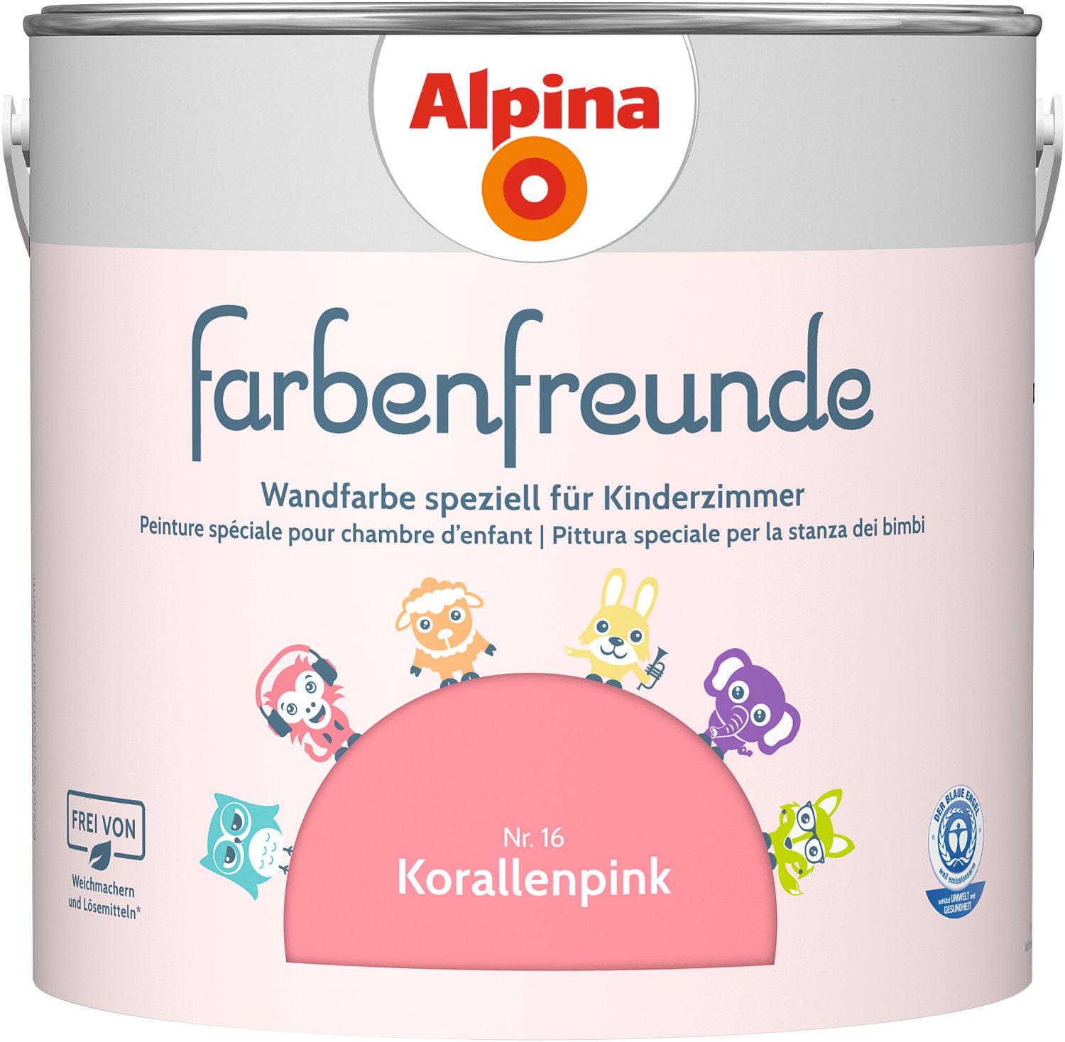 ALPINA Farbenfreunde Koral-pink 2,5 l