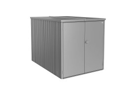 BIOHORT MiniGarage Größe L, Quarzgrau-Metallic