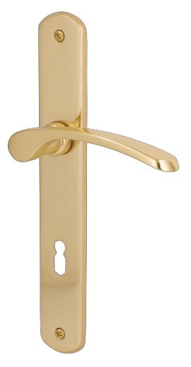 ALPERTEC Türbeschlag Amos-LS Messing poliert BB