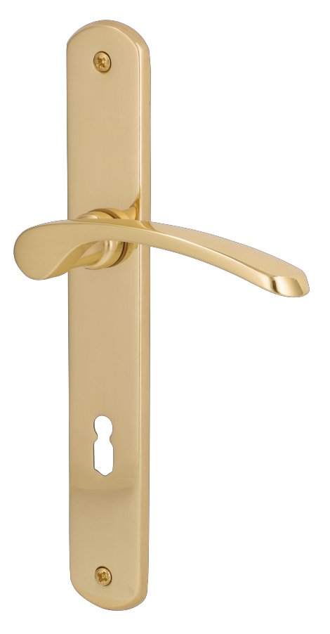 ALPERTEC Türbeschlag Amos-LS Messing poliert BB