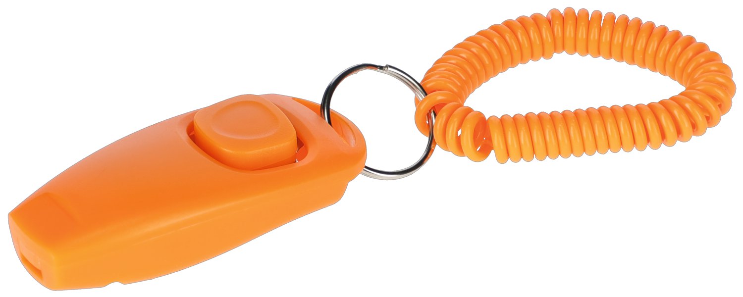 Clicker & Pfeife 2in1 Orange