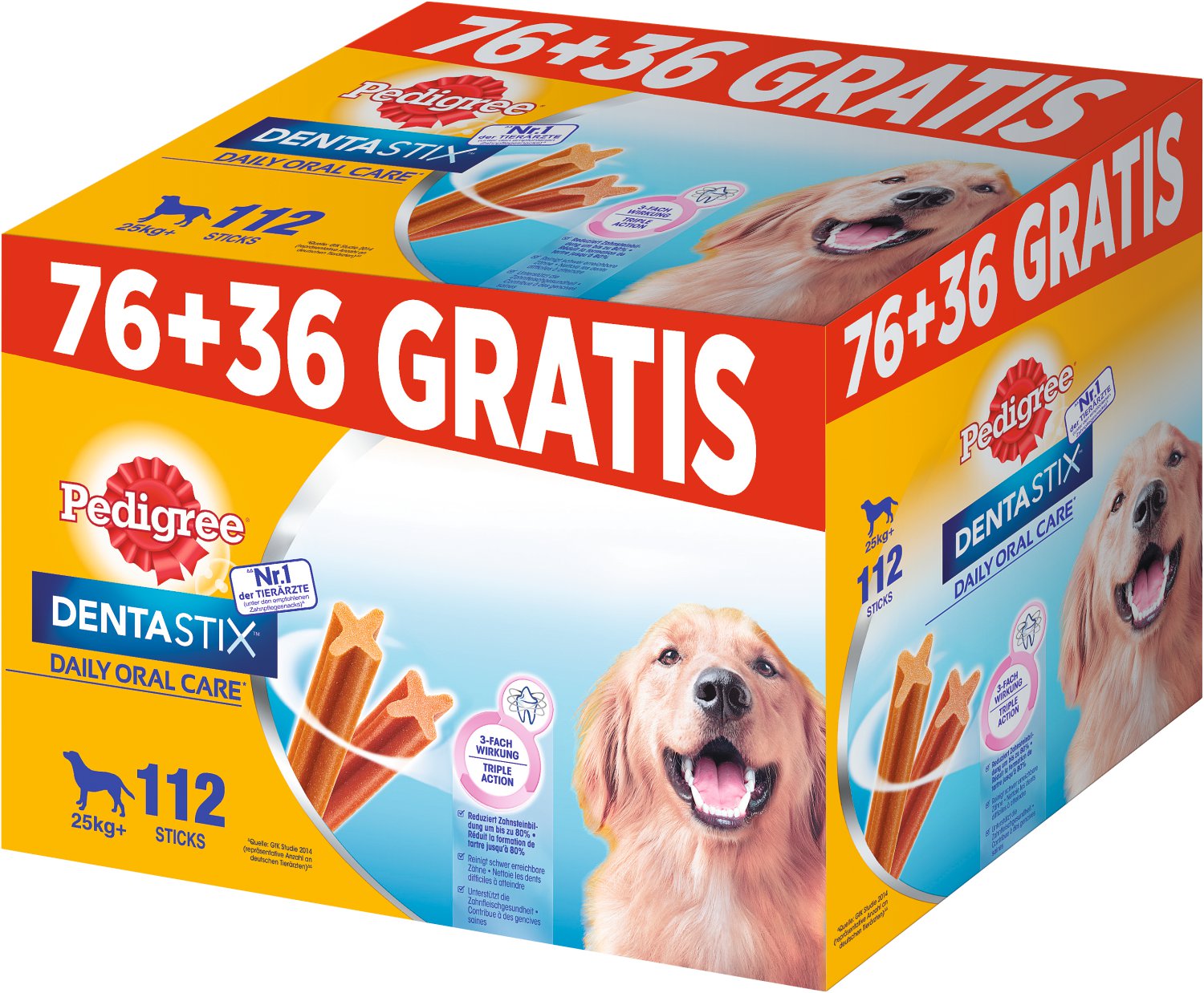 PEDIGREE Dentastix Large 76+36 Stk.