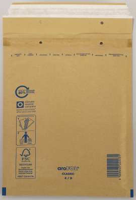 AROFOL CLASSIC Luftpolstertasche Classic Arofol Braun Gr. 4