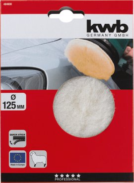 KWB Lammfellhaube Quick-Stick Ø 125 mm