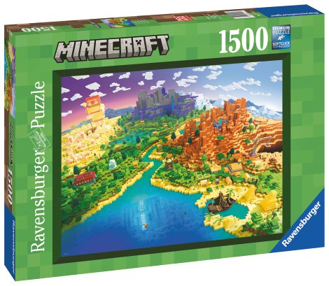 RAVENSBURGER Puzzle World of Minecraft