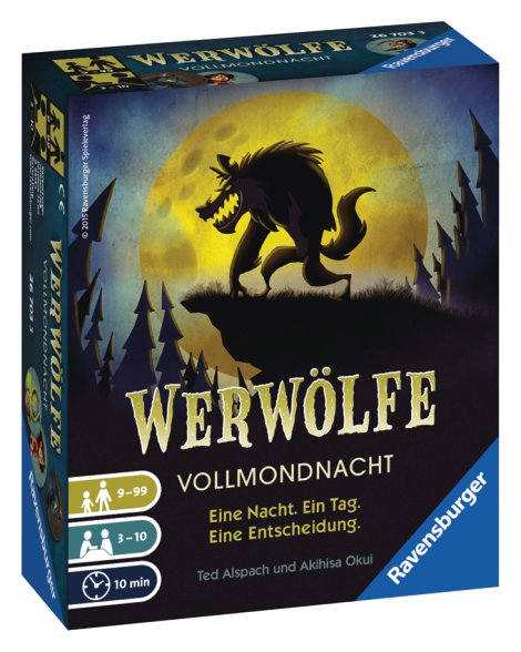 RAVENSBURGER Spiel Werwölfe Vollmondnacht