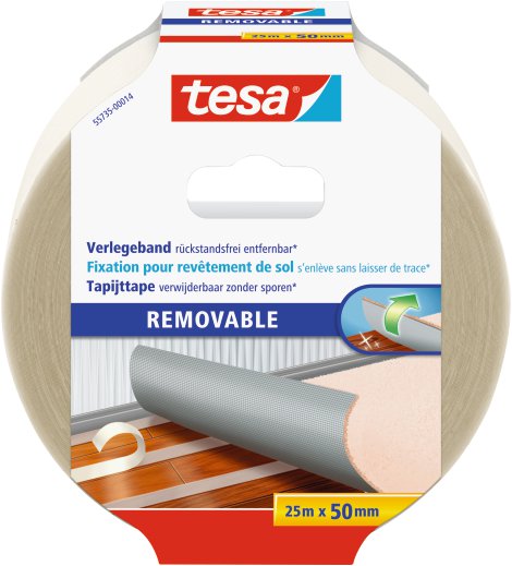 TESA Verlegeband Rückstandsfrei 25 m x 50 mm