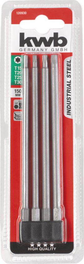 KWB Bit-Set T 150 mm 4 Stk.