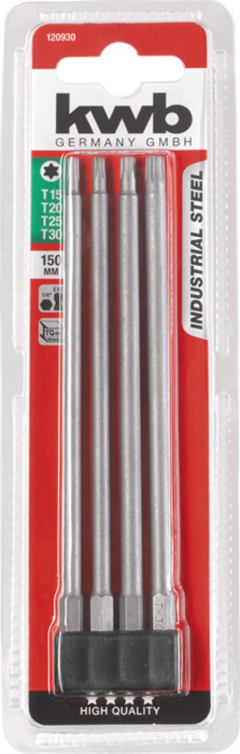 KWB Bit-Set T 150 mm 4 Stk.
