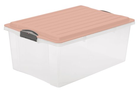 ROTHO Stapelbox Compact A3 Linnea Pink 38 l