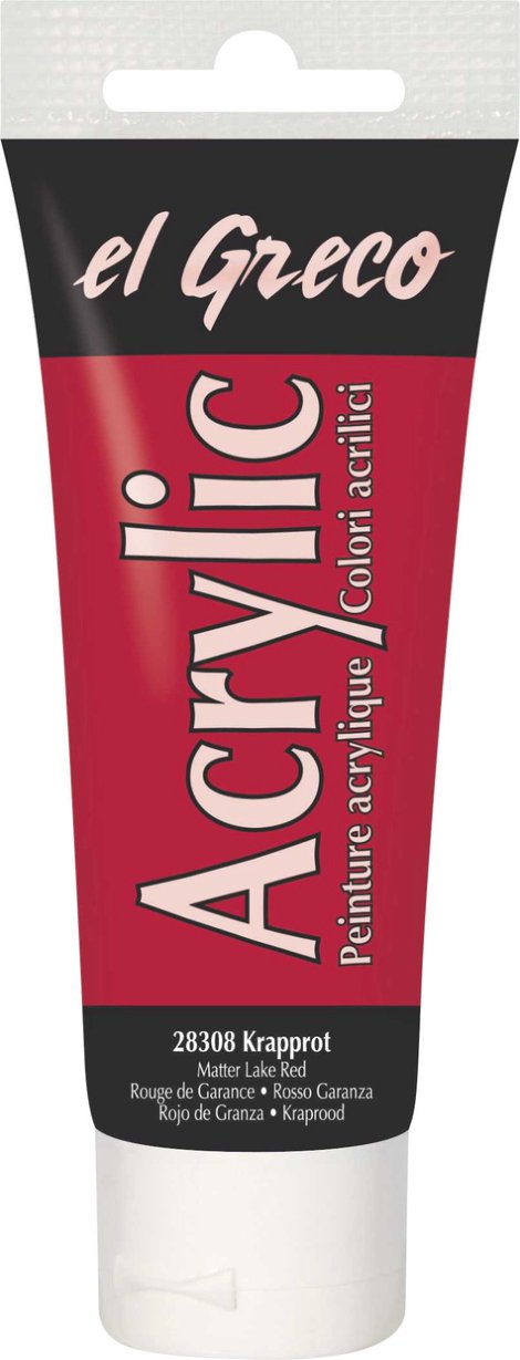 KREUL Acrylfarbe el Greco Krapprot 75 ml