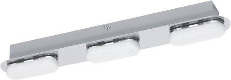 LEDVANCE WIFI SMART + OBRIS Duplo LED-Bad Wandleuchte 45 cm, weiß