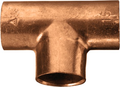 CORNAT CU-T-Stück ø 15 mm ø 12 mm