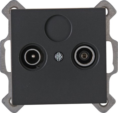 KOPP UP-Antennensteckdose Athenis Anthrazit