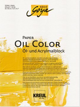 KREUL Paper Oil Color 10 Blatt 300 g/m², 30x40 cm