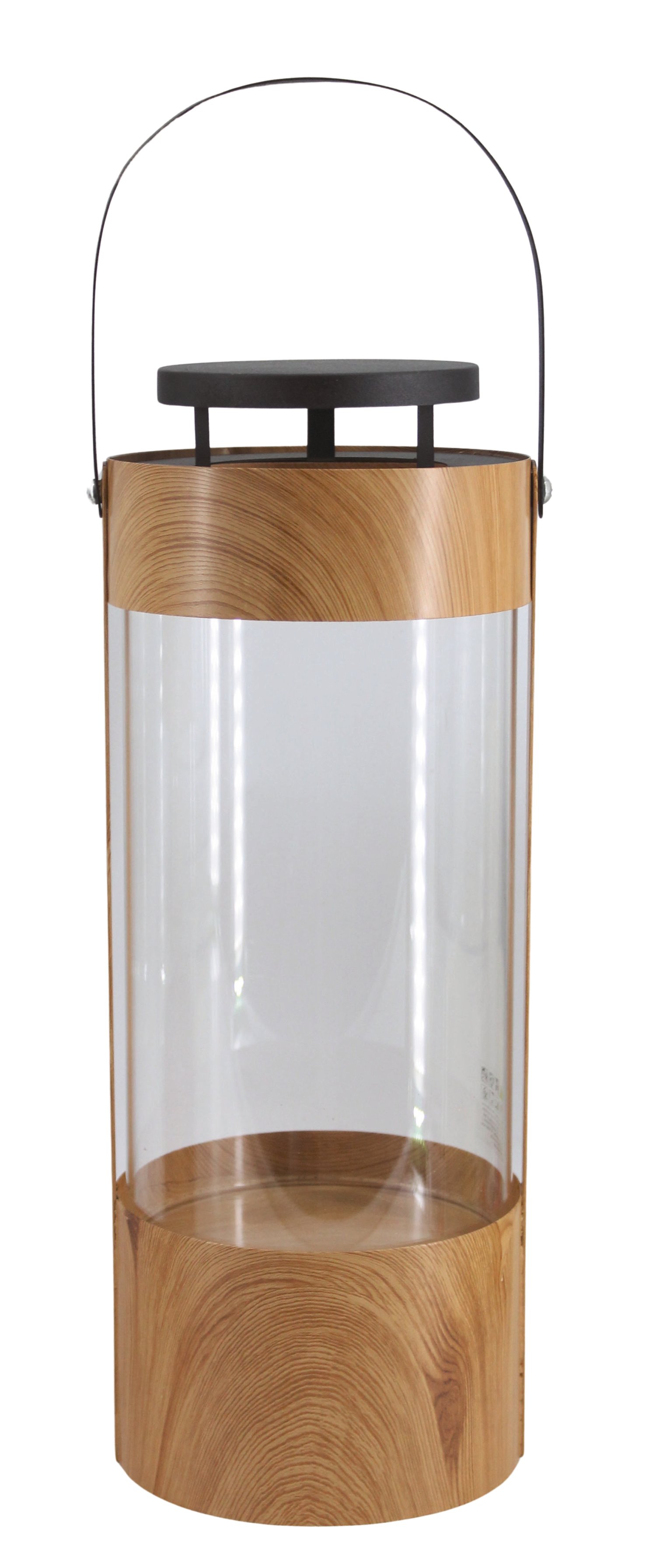 KENT LIVING Metall Laterne Holzopzik