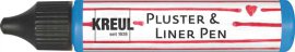 KREUL Pluster & Liner Pen Blau 29 ml