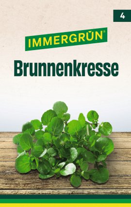 IMMERGRÜN Tütensamen Wasserkresse / Brunnenkresse