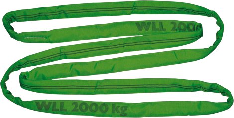 Rundschlinge doppelt-ummantelt 3 m, grün