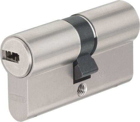 ABUS Einbaudoppelzylinder KD10 inkl. 5 Schlüssel Nickel Pearl 30/30