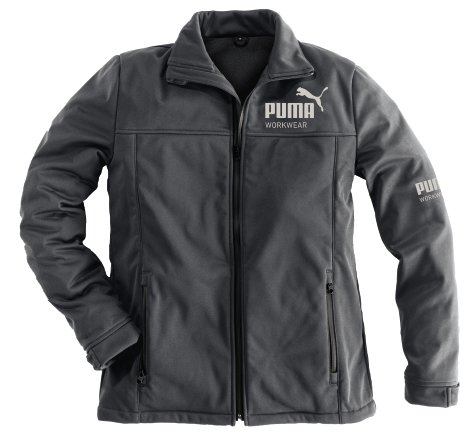 PUMA Softshell-Arbeitsjacke Champ Stahlgrau/Carbon M