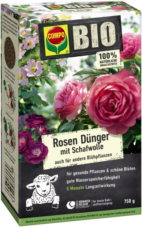 COMPO Bio-Langzeitdünger Rosen 750 g