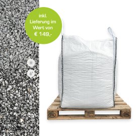 CASAFINO Marmorsplitt schwarz 1000kg Bigbag