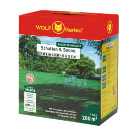 WOLF GARTEN Premiumrasen Schatten & Sonne LP 200