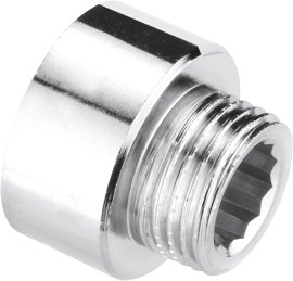 CORNAT Übergangsstück Chrom 3/4" IG 1/2" AG