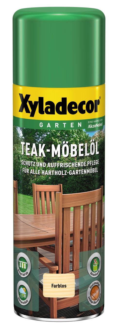 XYLADECOR Teak-Möbelöl Spray Farblos 0,5 l