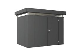 BIOHORT Nebengebäude CasaNova® Türanschlag links, dunkelgrau-metallic