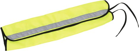 Reflex-Schweifschoner 44x28 cm, neon-gelb