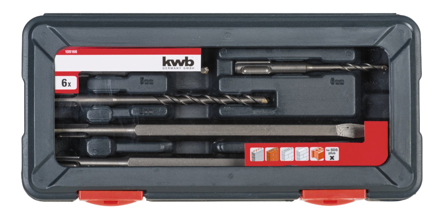 KWB Hammerbohrersatz Powerbox 6-tlg.