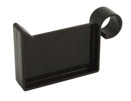 Kastenrinnen Endstück aus Kunststoff Braun RG 70